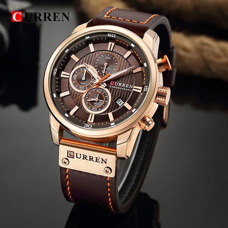 Reloj CURREN Marrón
